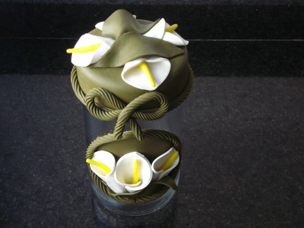 Pote Decorado Copo de Leite