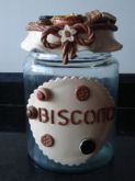 Pote Decorado Biscoito