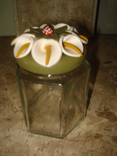 Pote Decorado Copo de Leite