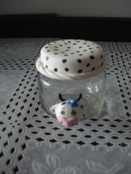 Pote Decorado Vaquinha