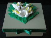 Caixa Decorada Copo de Leite