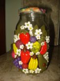 Pote Decorado Frutas
